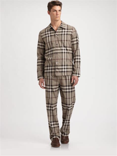 mens burberry pajamas|burberry shirts for men outlet.